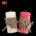 Top Rank Supplier Decoration Use Vanilla Flavour COUNTRY STYLE Pillar Candles Grey A la venta Precios